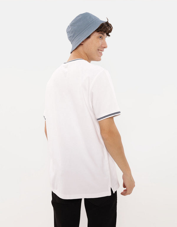 Camiseta Piqué Flex de Ae - Blanco