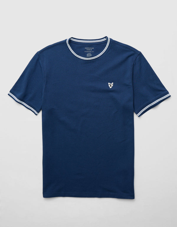 Camiseta Piqué Flex de Ae - Azul