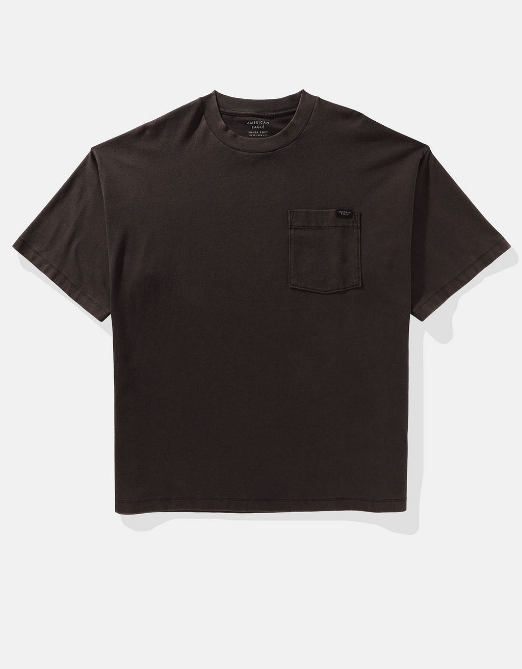 Camiseta oversized AE con bolsillo de hombre - Gris 1164_3766_079_f