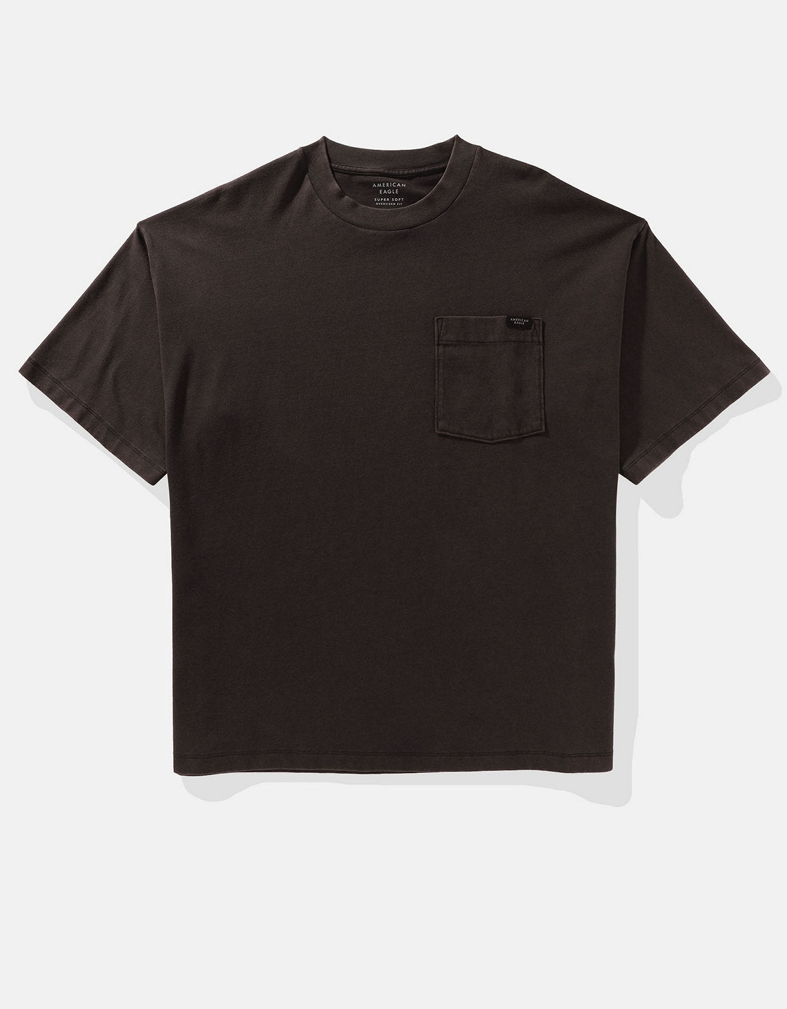 Camiseta oversized AE con bolsillo de hombre - Gris 1164_3766_079_f