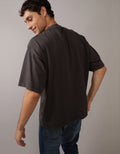 Camiseta oversized AE con bolsillo de hombre - Gris 1164_3766_079_ob