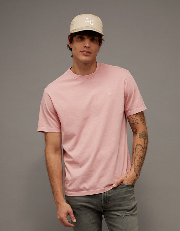 Camiseta de ajuste estándar Ae Lived-in - Rosa