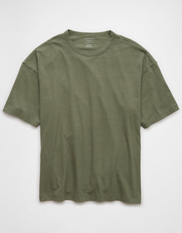 Camiseta de mezcla de lino Ae Boxy - Generico