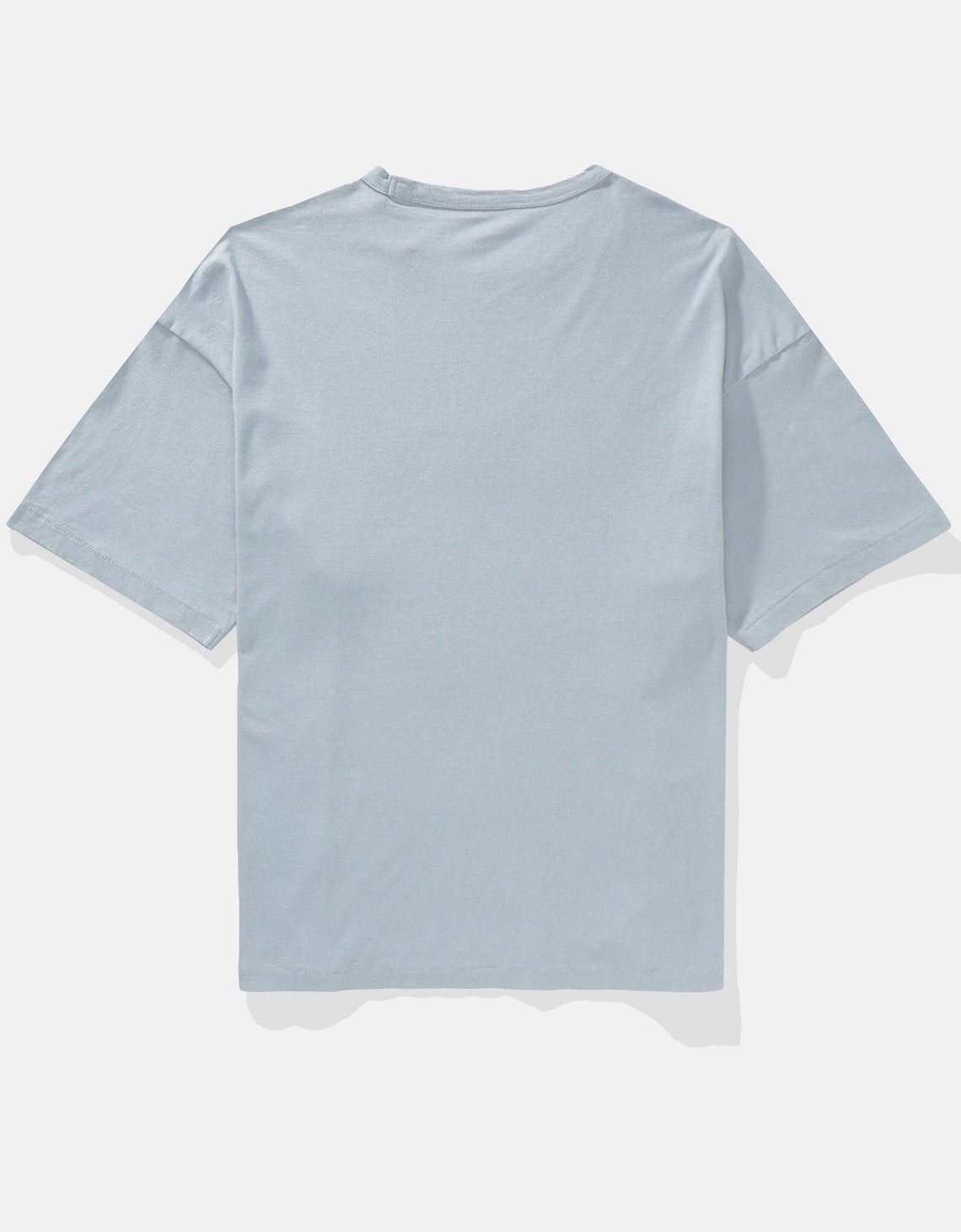 Camiseta de mezcla de lino Ae Boxy - Azul 1164_4217_400_b