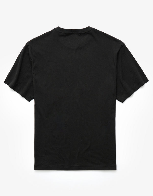 Camiseta manga corta básica de hombre AE - Negro