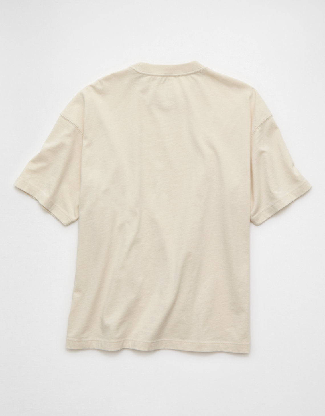 Camiseta de punto afelpado Ae Boxy - Caqui 1164_4436_210_b