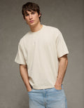 Camiseta de punto afelpado Ae Boxy - Caqui 1164_4436_210_of