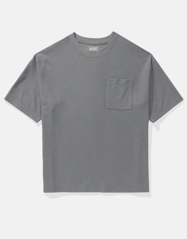 Camiseta Oversized Ae - Gris