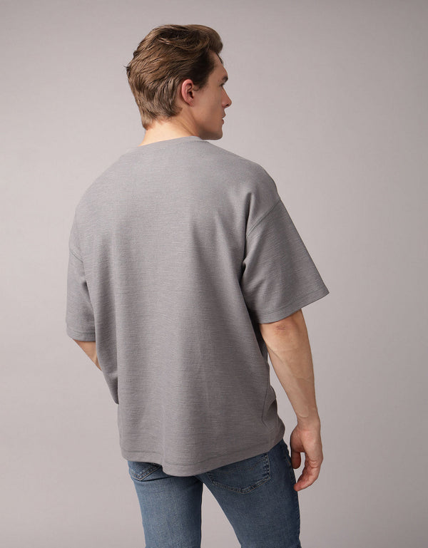 Camiseta Oversized Ae - Gris