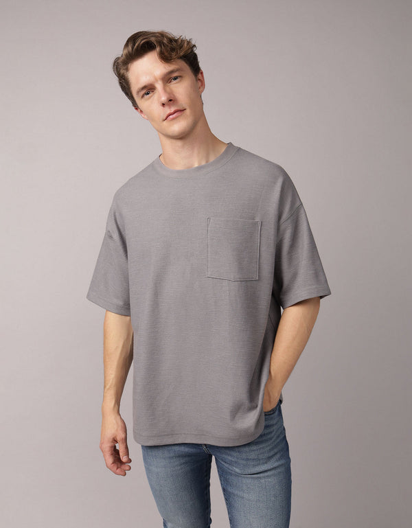 Camiseta Oversized Ae - Gris