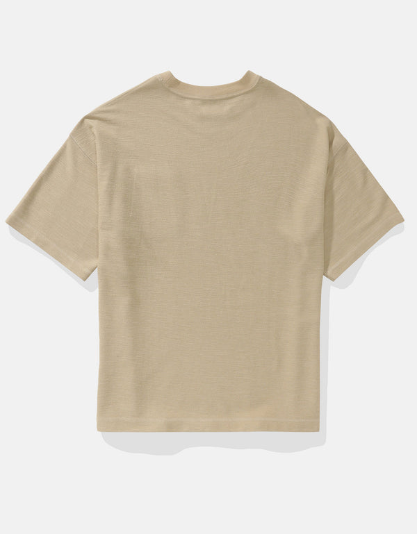 Camiseta Oversized Ae - Caqui