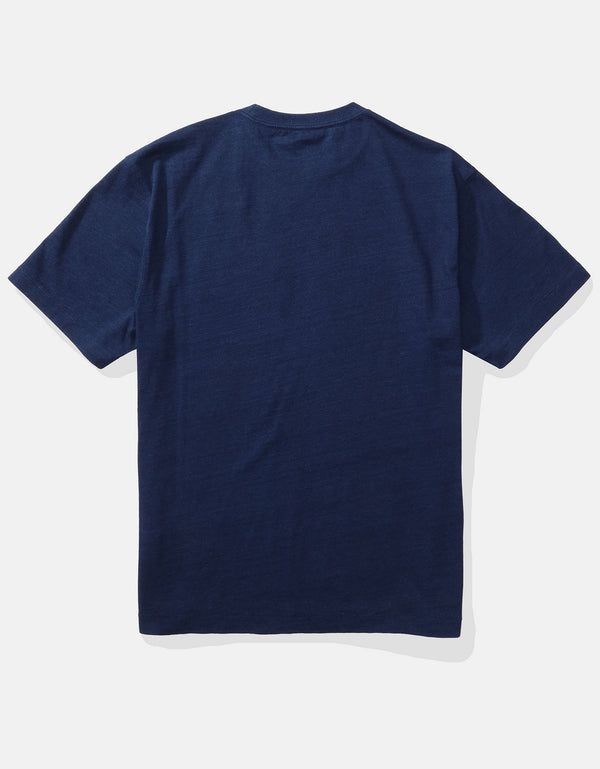 Camiseta de Cuello Redondo Ae - Azul