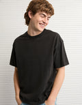Camiseta Boxy fit afelpado Ae - Negro 1164_4999_094_of