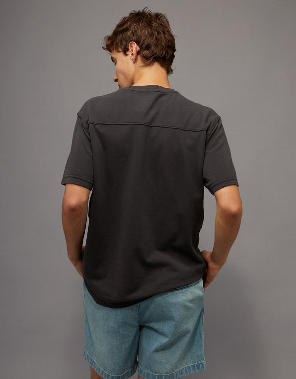 Camiseta Lived-In Manga Corta Ae - Negro