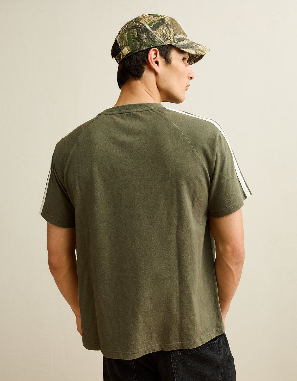 Camiseta Raglán de ajuste estándar Ae - Verde 1164_5244_300_ob