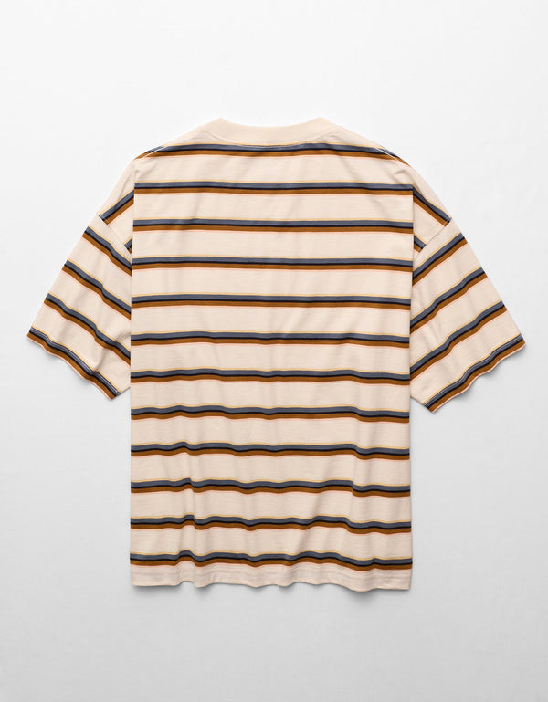 Camiseta Texturizada Relajada de Tejido Grueso Ae - Generico