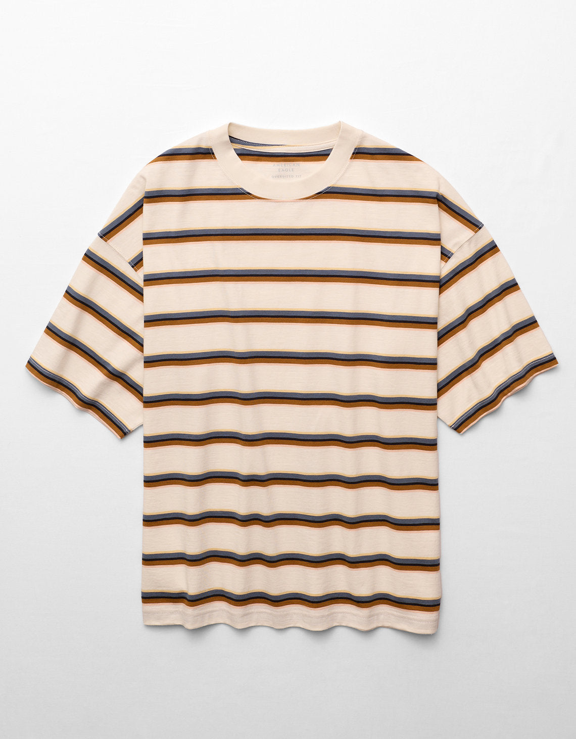 Camiseta Texturizada Relajada de Tejido Grueso Ae - Generico 1164_5327_106_f