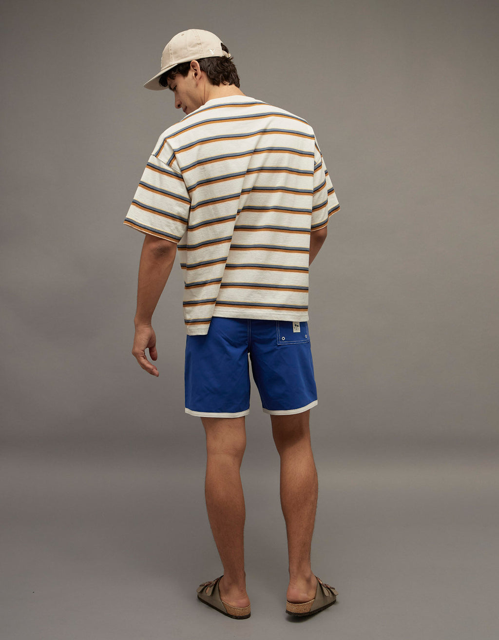 Camiseta Texturizada Relajada de Tejido Grueso Ae - Generico 1164_5327_106_ob