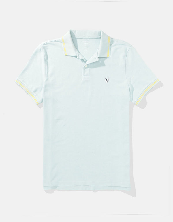 Camiseta tipo polo de piqué de hombre AE - Generico