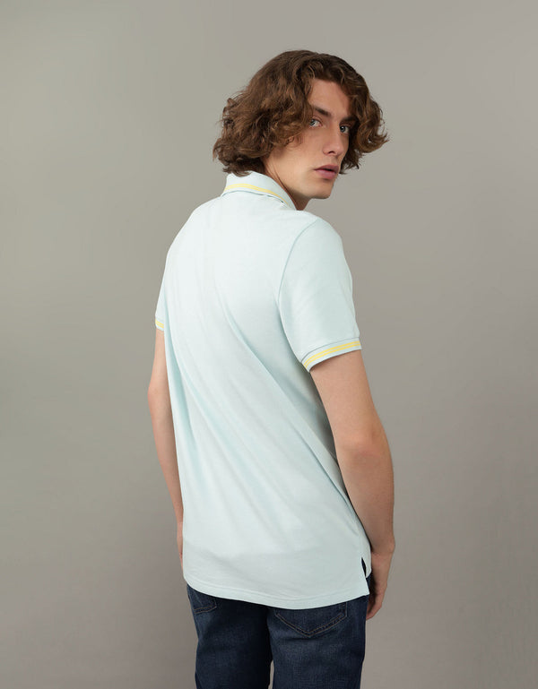 Camiseta tipo polo de piqué de hombre AE - Generico