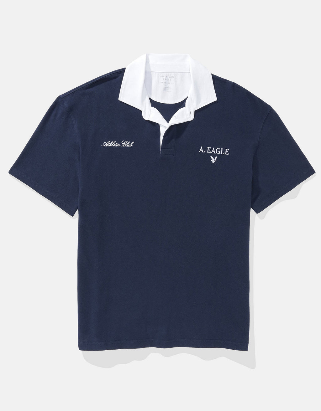 Polo Piqué Gráfico Ae - Azul 1165_4608_483_f