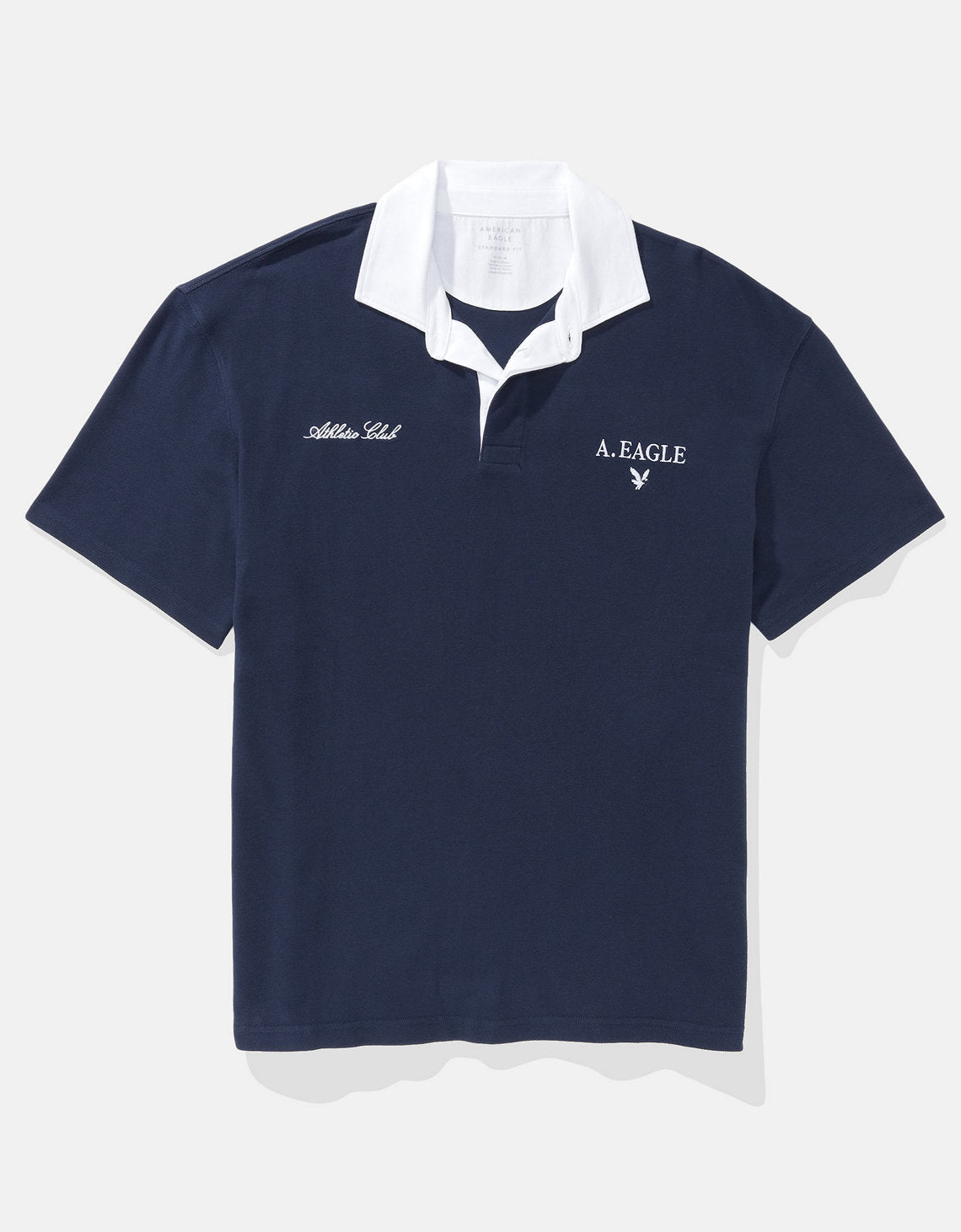 Polo Piqué Gráfico Ae - Azul 1165_4608_483_f