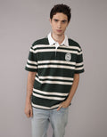 Camiseta Polo Ajustada de Piqué Flex Ae - Verde 1165_4794_300_of