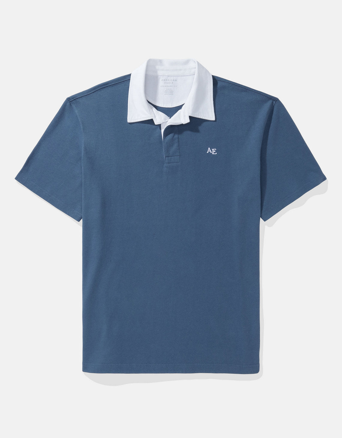 Polo Piqué Gráfico Ae - Azul 1165_4881_410_f