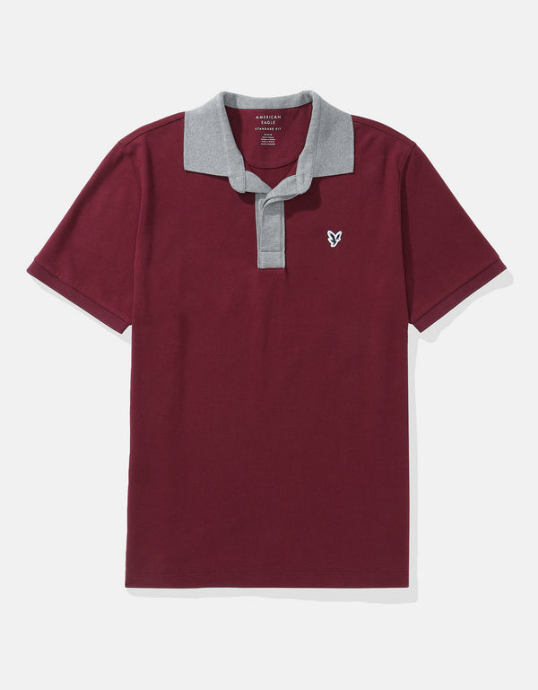 Camiseta Tipo Polo Slim Fit Ae - Generico