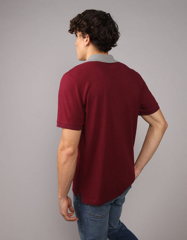 Camiseta Tipo Polo Slim Fit Ae - Generico
