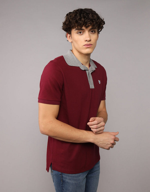 Camiseta Tipo Polo Slim Fit Ae - Generico