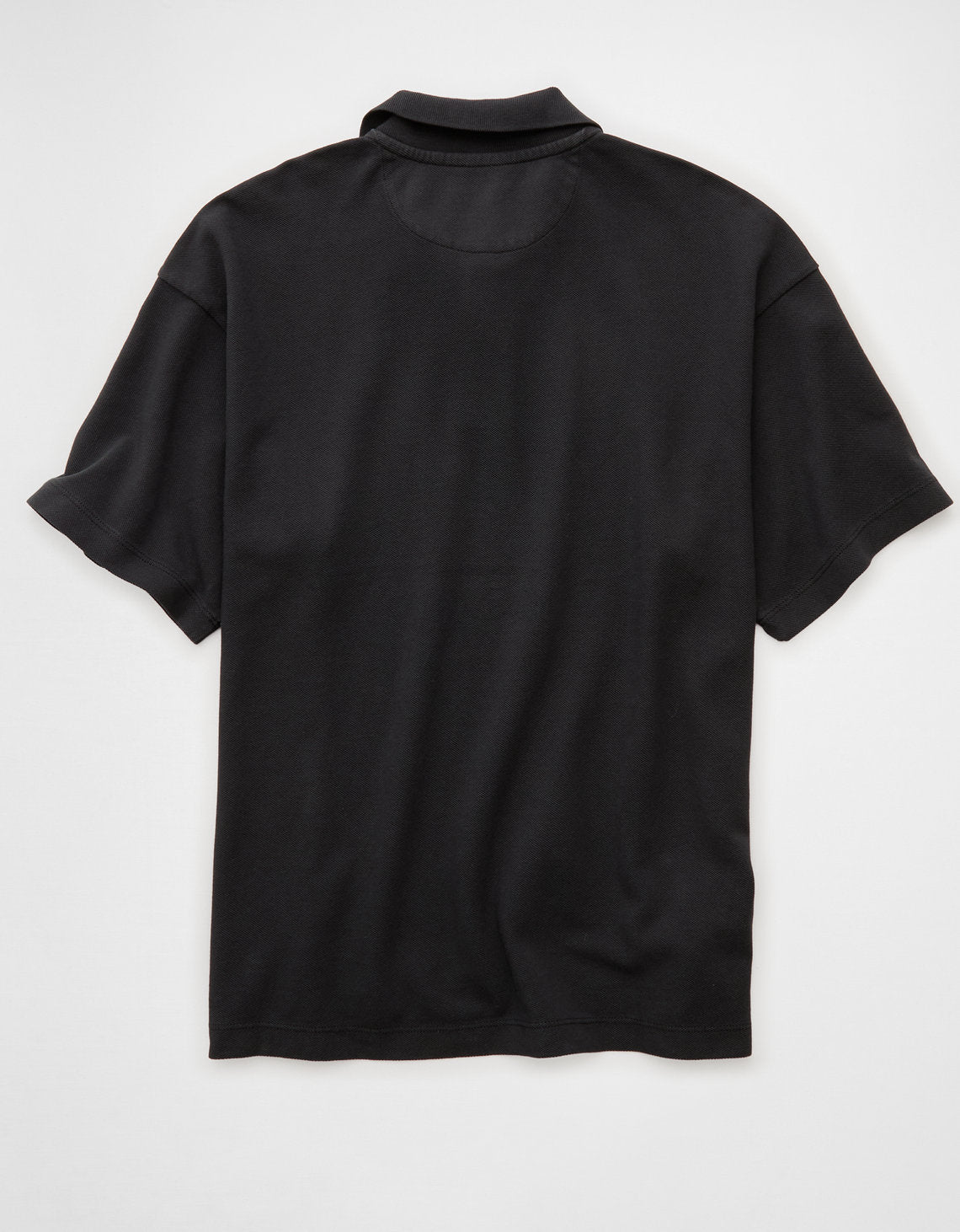 Camiseta Tipo Polo Boxy Ae - Negro 1165_4983_167_b