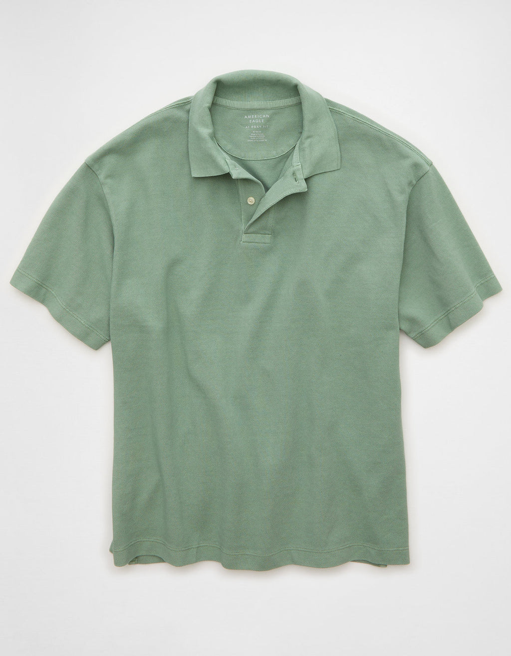 Camiseta Tipo Polo Boxy Ae - Verde 1165_4983_300_f