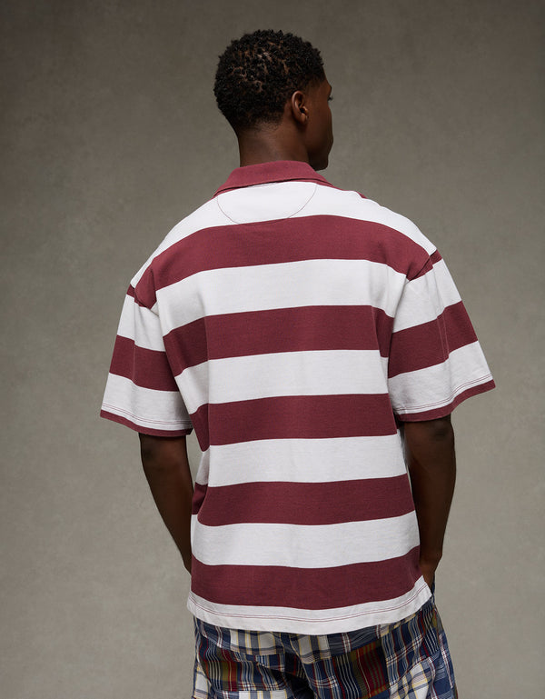 Camiseta Polo Piqué Boxy fit Ae - Generico