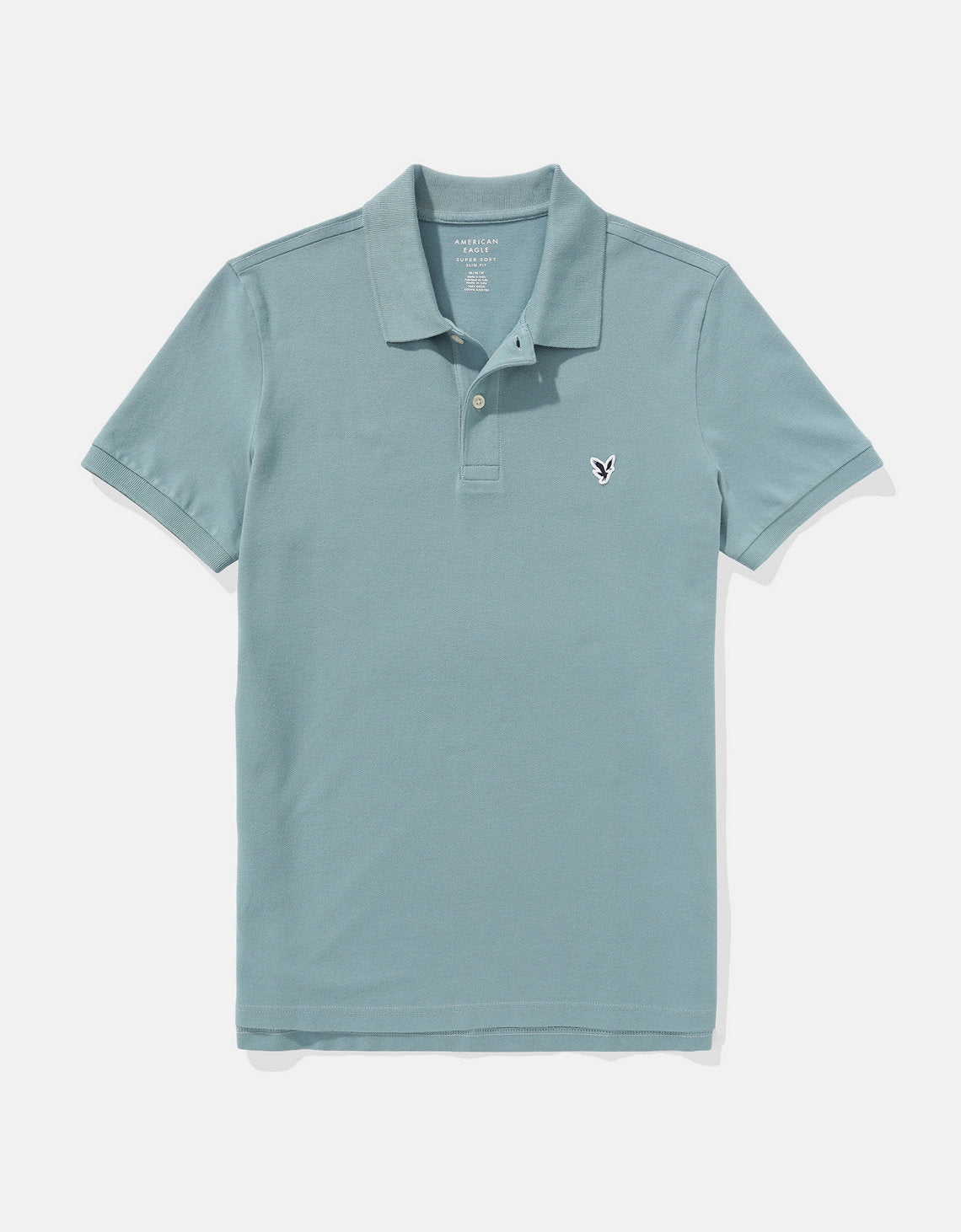 Camiseta Tipo Polo Slim Fit Ae - Verde 1165_9146_330_f