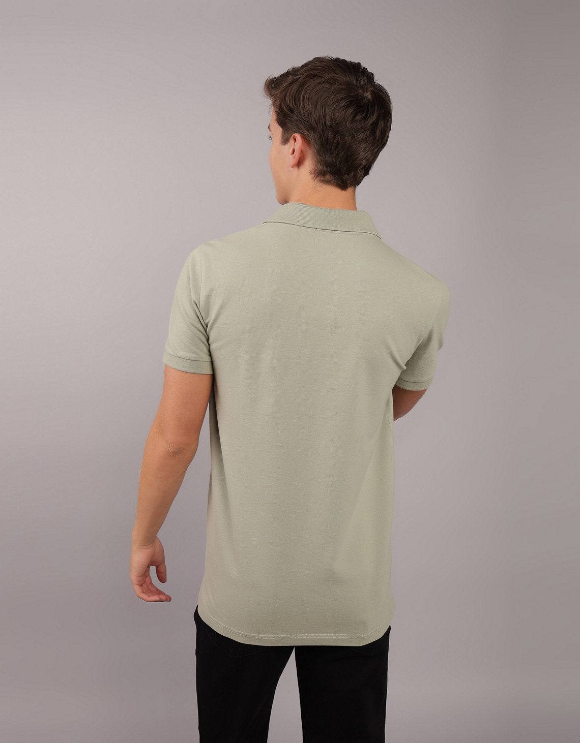 Camiseta Tipo Polo Slim Fit Ae - Generico 1165_9146_341_ob
