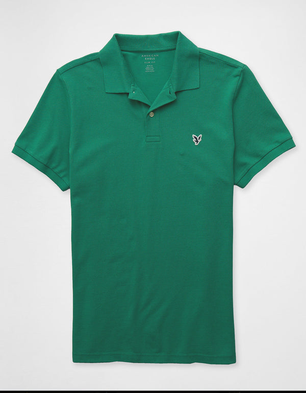 Camiseta Tipo Polo Slim Fit Ae - Generico