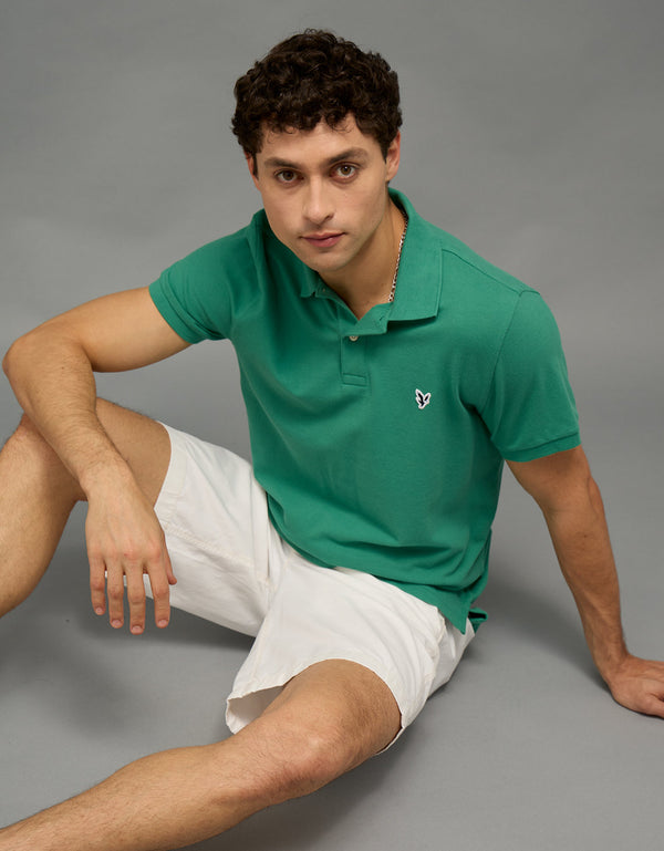 Camiseta Tipo Polo Slim Fit Ae - Generico