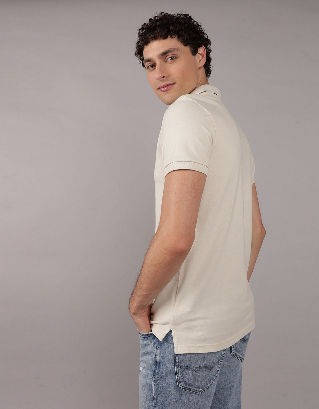 Camiseta Tipo Polo Slim Fit Ae - Generico 1165_9146_385_ob