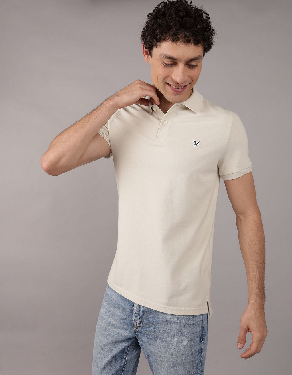 Camiseta Tipo Polo Slim Fit Ae - Generico 1165_9146_385_of