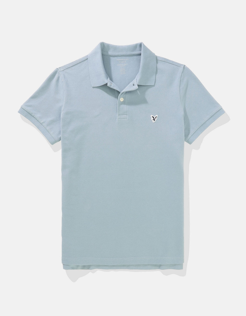 Camiseta Tipo Polo Slim Fit Ae - Azul 1165_9146_403_f