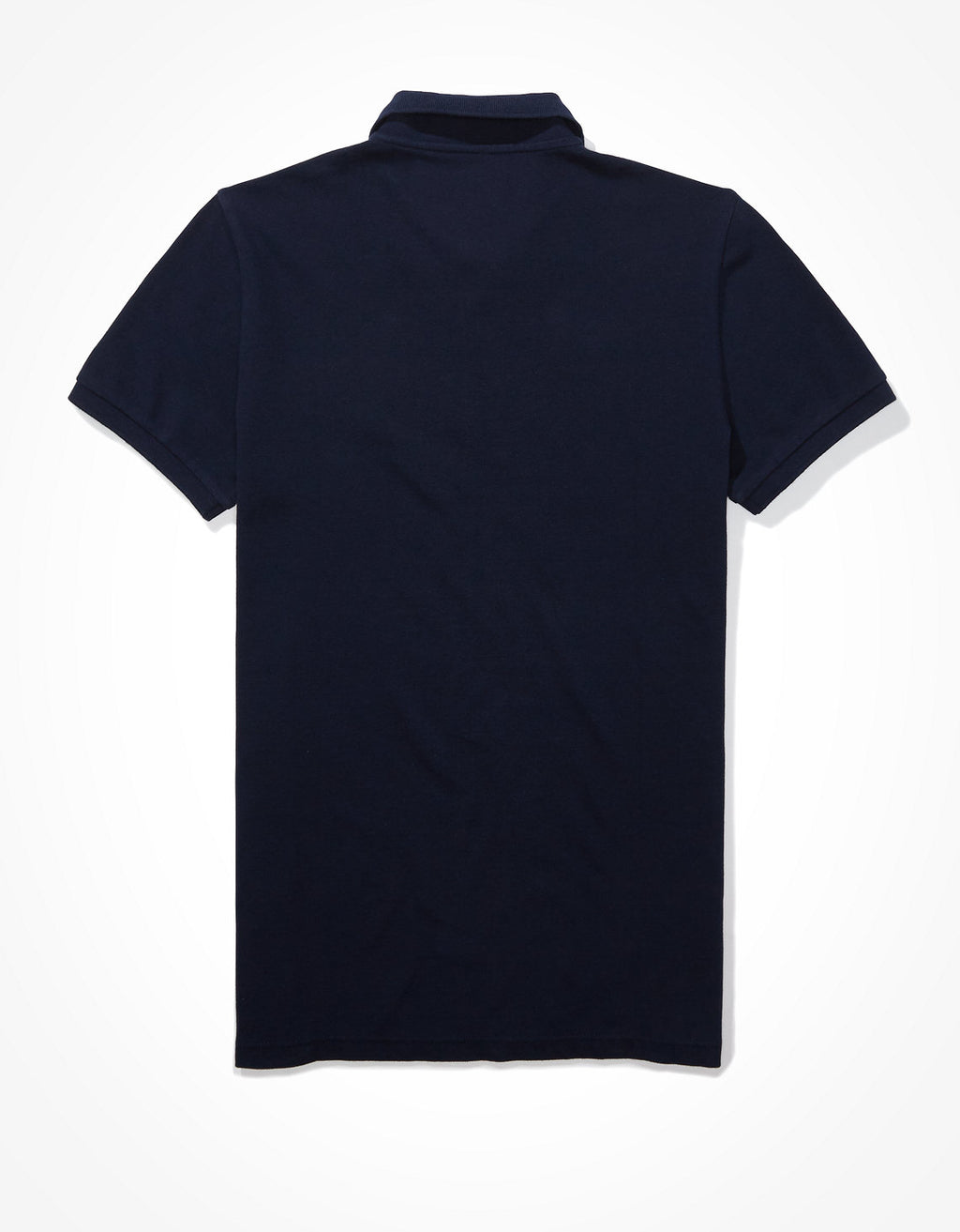 Camiseta Tipo Polo Slim Fit Ae - Azul 1165_9146_410_b