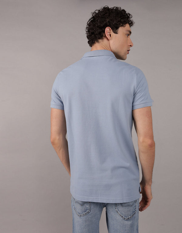 Camiseta Tipo Polo Slim Fit Ae - Generico