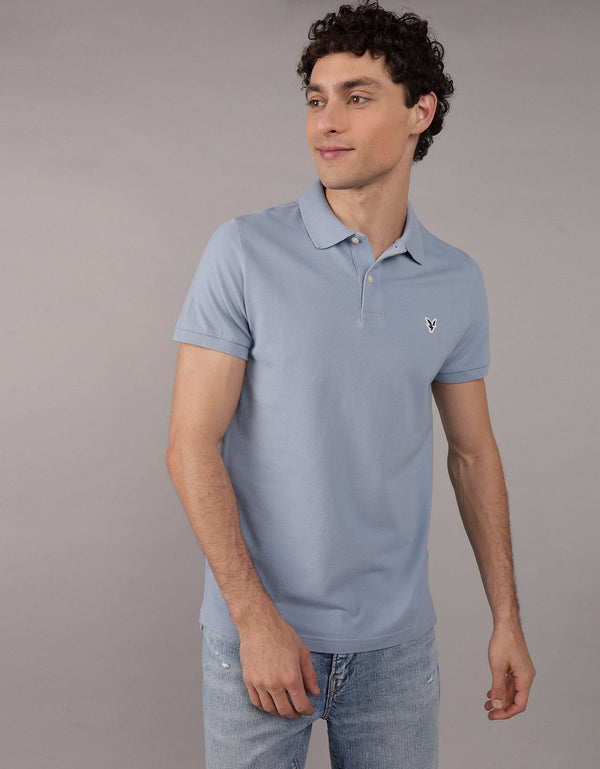 Camiseta Tipo Polo Slim Fit Ae - Generico