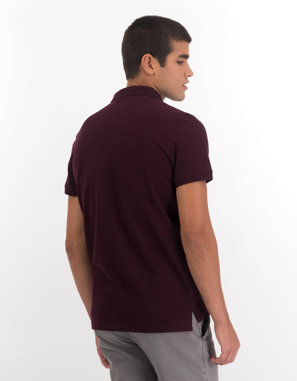 Camiseta Tipo Polo Slim Fit Ae - Generico