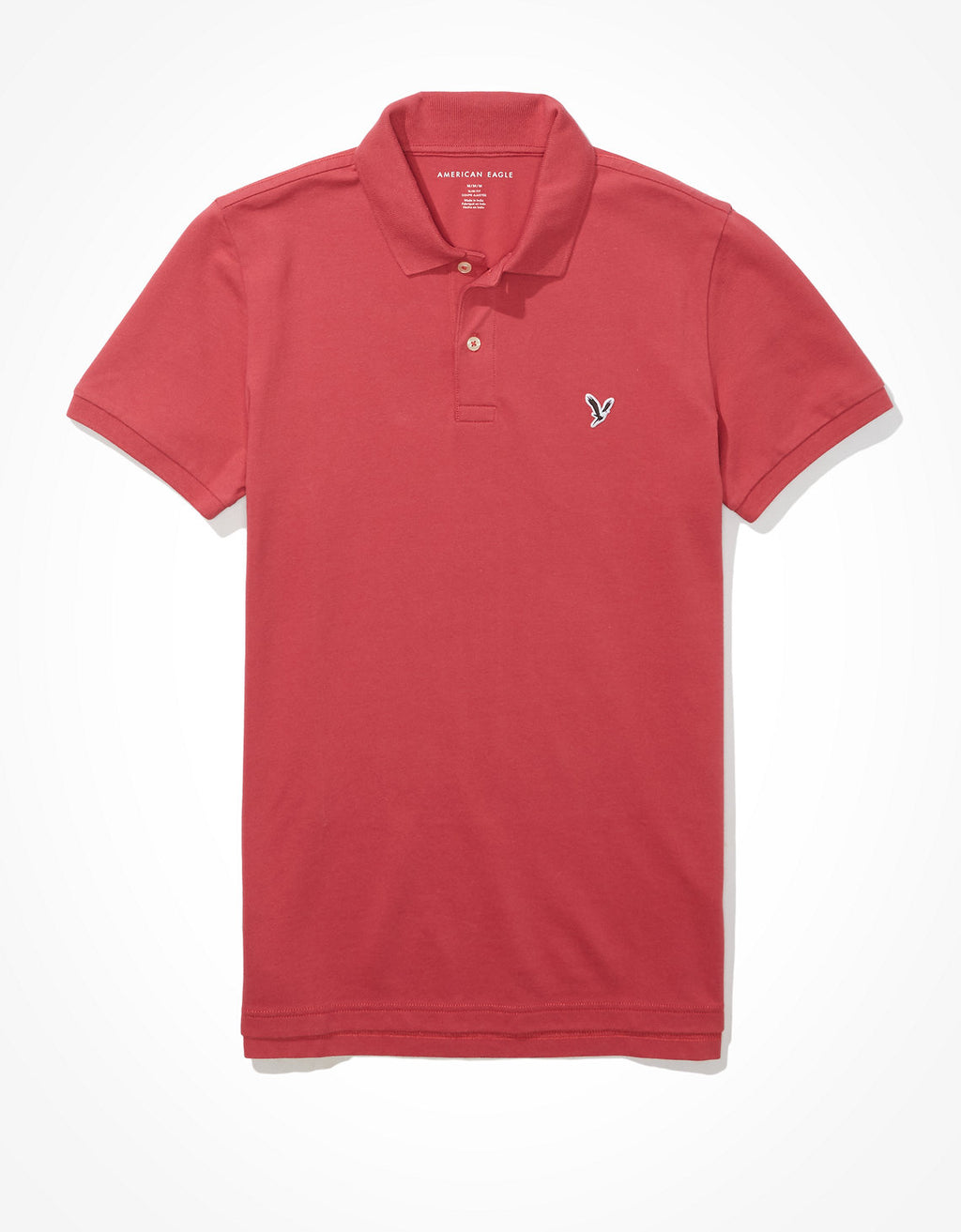 Camiseta Tipo Polo Slim Fit Ae - Morado 1165_9146_669_f