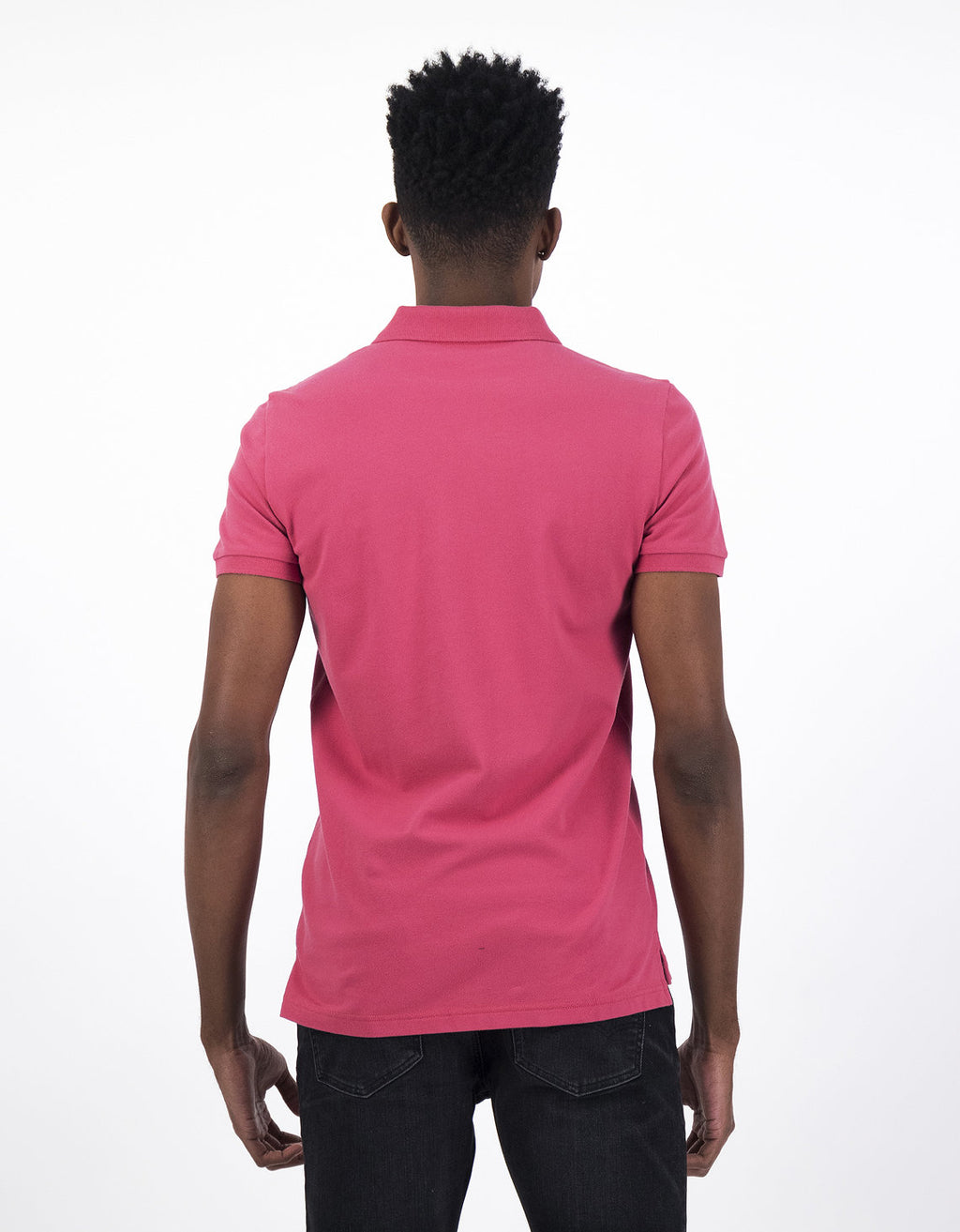 Camiseta Tipo Polo Slim Fit Ae - Morado 1165_9146_669_ob