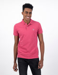 Camiseta Tipo Polo Slim Fit Ae - Morado 1165_9146_669_of