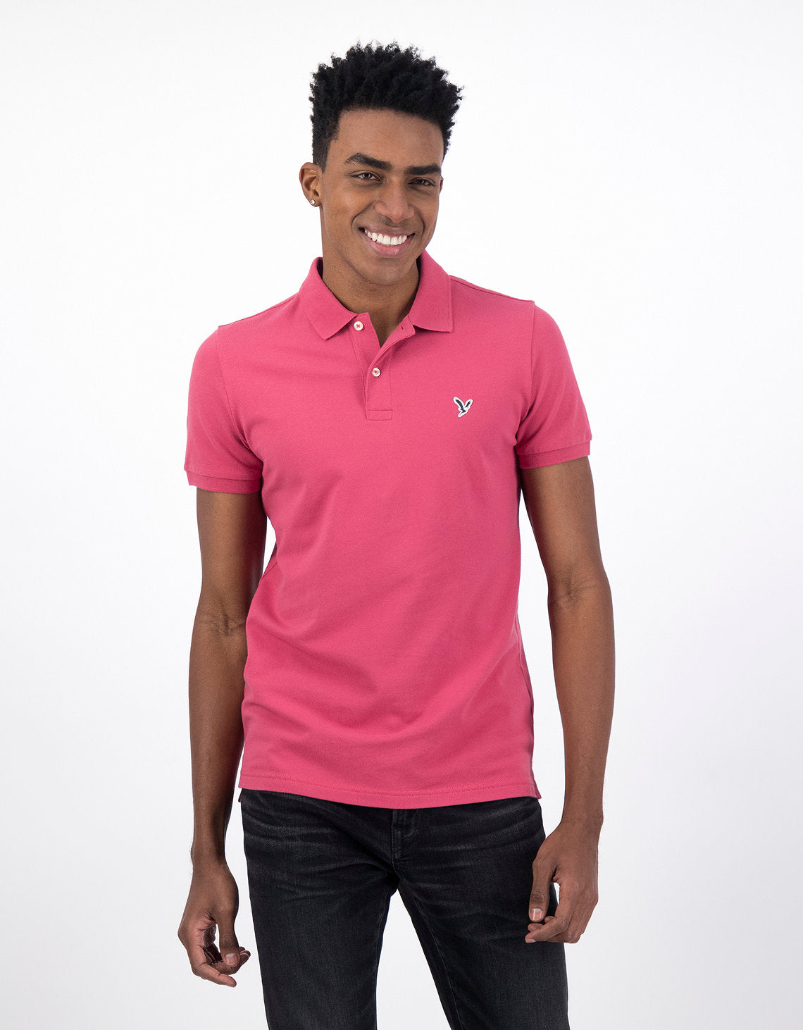Camiseta Tipo Polo Slim Fit Ae - Morado 1165_9146_669_of