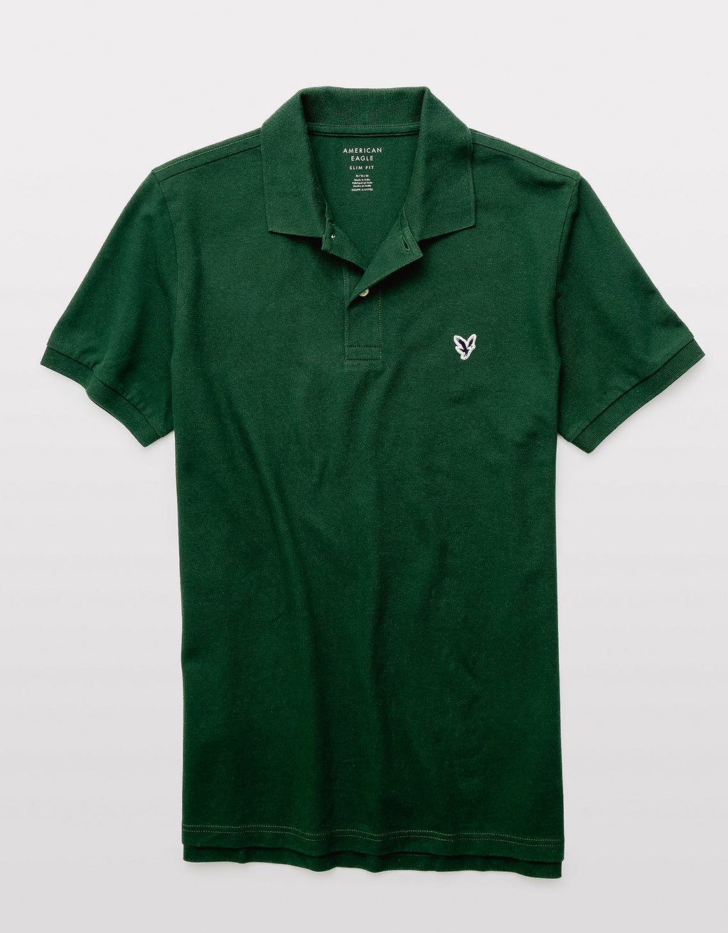 Camiseta Tipo Polo Slim Fit Ae - Rosa 1165_9146_695_f